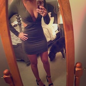 Cutout mini dress
